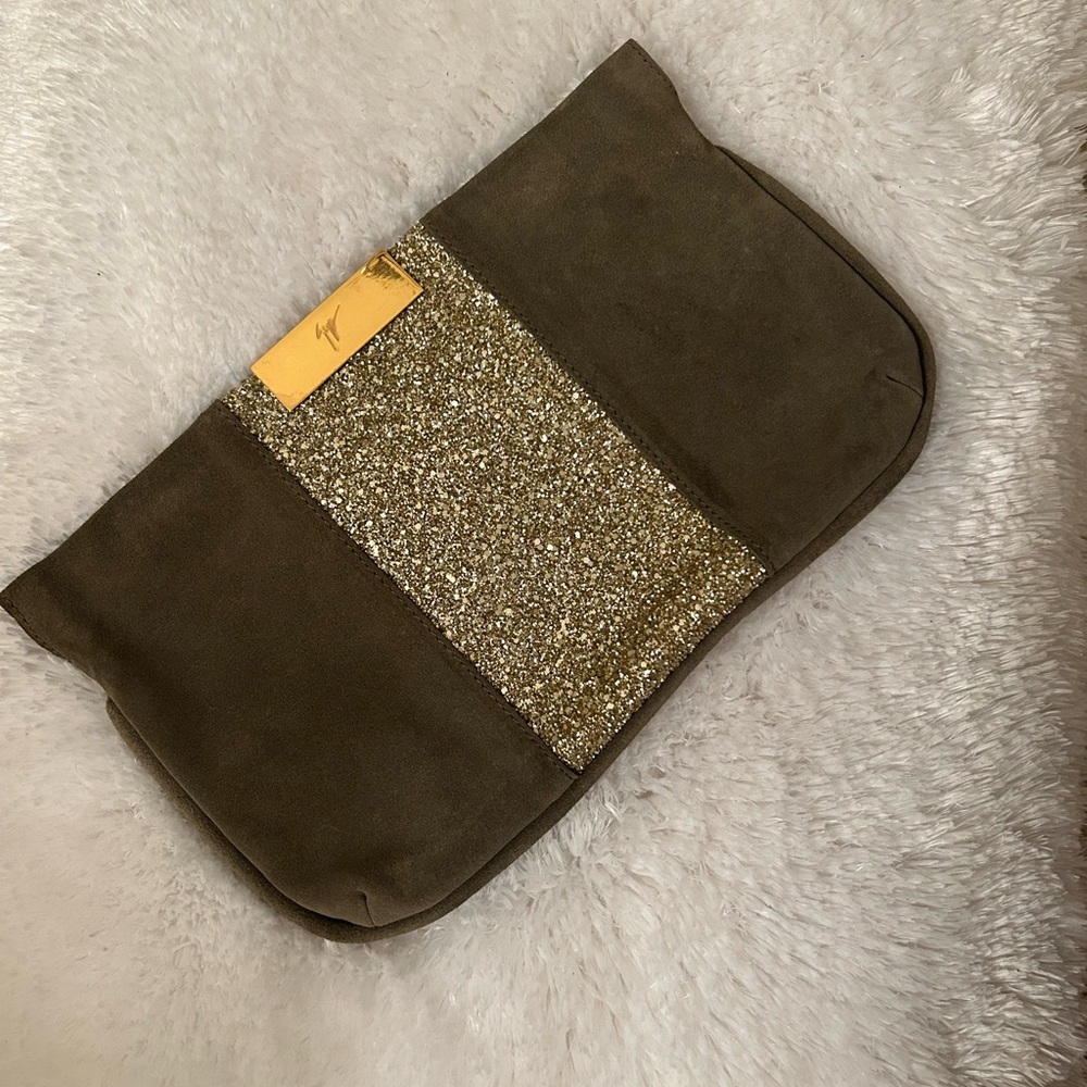 Elegant Gold and tan Clutch